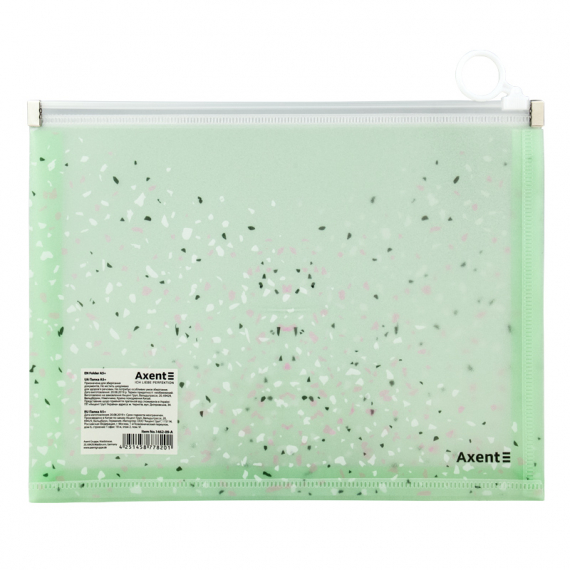 Фото - Папка на блискавці zip-lock, А5+, Shine, неом'ята 47131 Фото - Папка на блискавці zip-lock, А5+, Shine, неом'ята 47131