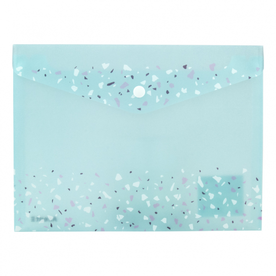 Фото - Папка на кнопці, А5+, Shine, аквамарин 47153 Фото - Папка на кнопці, А5+, Shine, аквамарин 47153