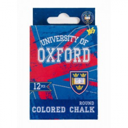 Фото - Мел цветной круглый 12 шт. 'Oxford' 32504