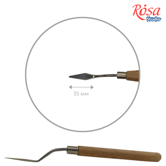 Фото - Мастихін ROSA Studio 11925 ромб, довжина 3,5см, ст.код1018 56450