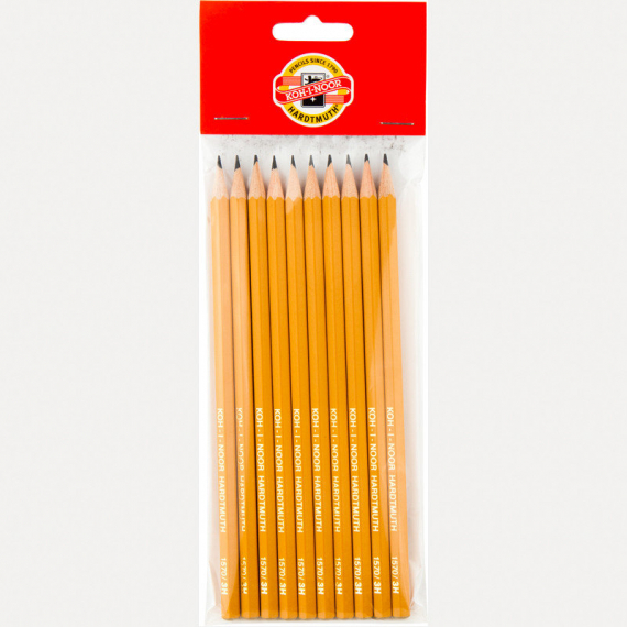 Фото - Олівець графітний 1570, 3H (полібег 10 шт) 30963 Фото - Олівець графітний 1570, 3H (полібег 10 шт) 30963