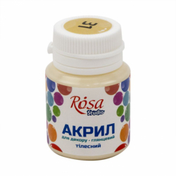 Акрил для декору *31, Тілесний, глянцевий, 20 мл, ROSA Studio