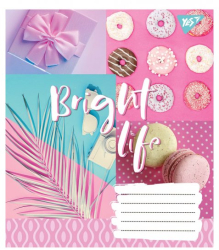 Фото - А5/60 лін. YES BRIGHT LIFE, зошит для записів 58354