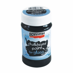 Фарба з ефектом графітної дошки для скла, Чорна, 100мл, Pentart