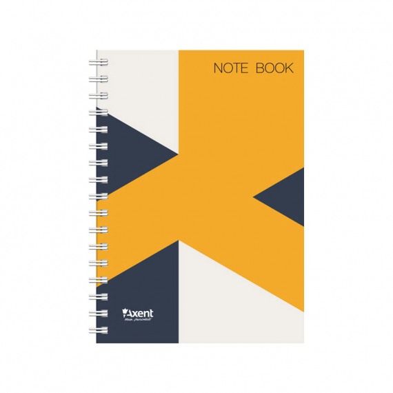 Фото - Блокнот на спіралі тверда обкл., А5, 96арк. №01 41385