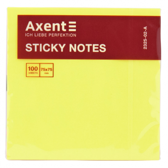 Фото - Блок паперу з клейким шаром 75x75мм, 100арк.,неон. 51106 Фото - Блок паперу з клейким шаром 75x75мм, 100арк.,неон. 51106