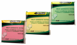 Фото - Папір.кл., 76х76мм, 100арк, кол. асорті, 4-423-8, 4Office 36246