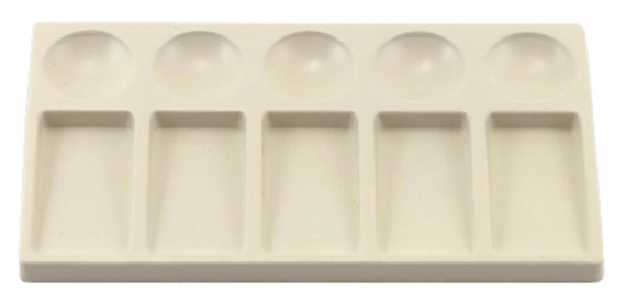 Фото - Палітра № 2  прямокутна  11,3*20см.  AS-0019, К-3050   1/10/60 31783