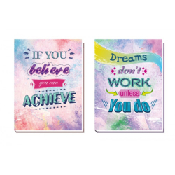 Зошит А5 (210*148мм), інтегральна (м&#039;яка) палітурка, 120 аркушів, клітинка. УФ лак.