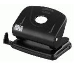 Діркопробивач металевий, до 20 аркушів, 127х81х48 мм, чорний