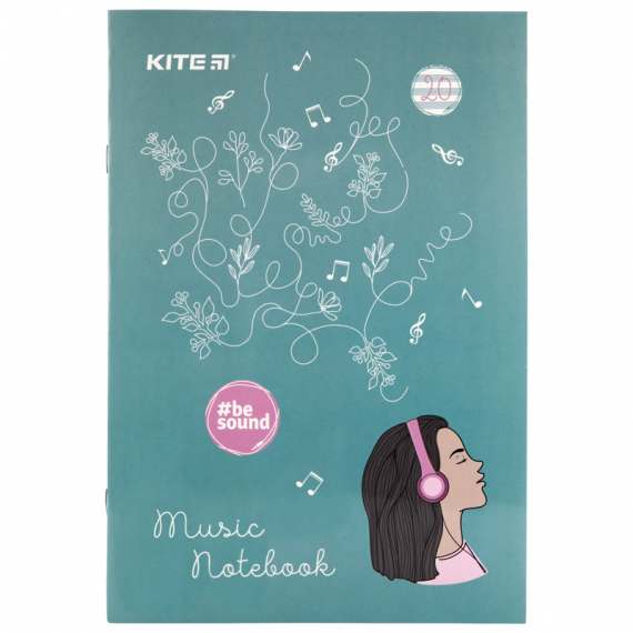 Фото - Зошит для нот А4, 20 л, BeSound-2 43779 Фото - Зошит для нот А4, 20 л, BeSound-2 43779