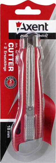 Фото - Ніж канцелярський, мет. направляючi, 18 мм, авто-фіксатор 28420 Фото - Ніж канцелярський, мет. направляючi, 18 мм, авто-фіксатор 28420