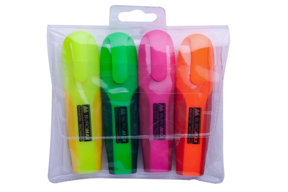 Фото - Набір з 4-х текст-маркерів Neon з гум. вставками 62573 Фото - Набір з 4-х текст-маркерів Neon з гум. вставками 62573