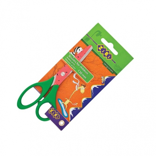 Фото - Ножиці дитячі 120мм, пласт. ручки асорті ZiBi, 6кол мікс 26536