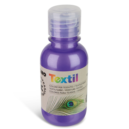 Фото - Акрилова фарба для текстилю 125 мл 400 фіолетовий металік Primo Італія 52524 Фото - Акрилова фарба для текстилю 125 мл 400 фіолетовий металік Primo Італія 52524