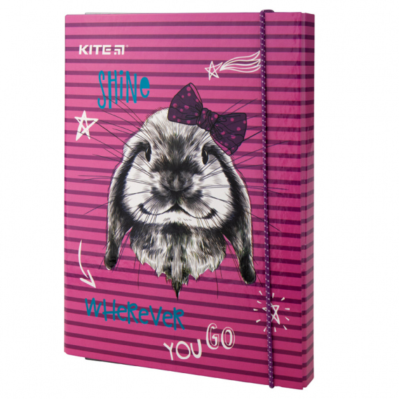 Фото - Папка для зошитів В5 на гумці картон, Kite 43794 Фото - Папка для зошитів В5 на гумці картон, Kite 43794