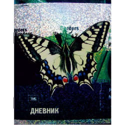 Щоденник шкільний В5 з пласт. суперобкладинкою ТВ5140-009Р (рос.) Бабочка