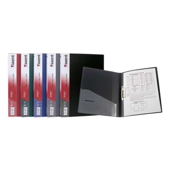 Фото - Папка з притиском, А4, асорті 35235