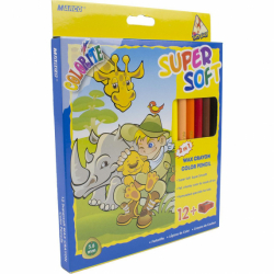 Фото - Кольоров. олівці 'MARCO' Colorite 12 цв. Jumbo + точилка. 1650-12СВ 26816