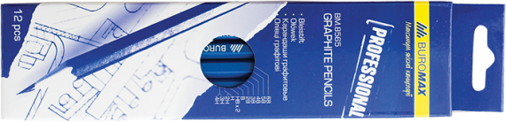 Фото - Набір олівців для креслення, 4Н-8В, 12шт 'PROFESSIONAL'ціна за уп. 8707