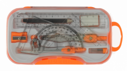 Фото - Готовальня 10 предметів, помаранчевий 32120