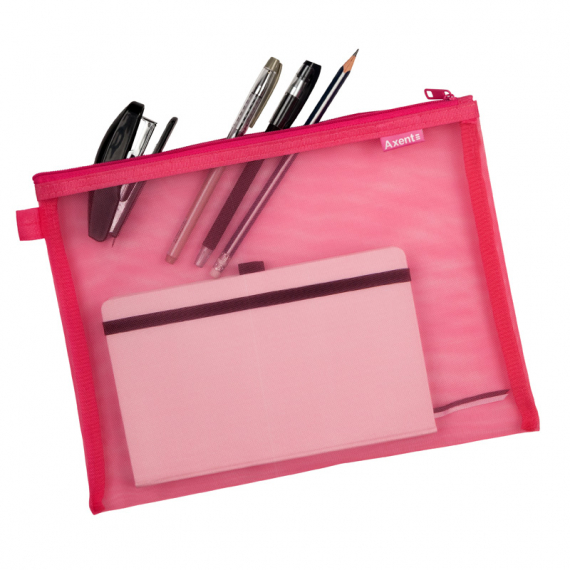 Фото - Папка В5+ на блискавці 1491-А, рожева 43751 Фото - Папка В5+ на блискавці 1491-А, рожева 43751