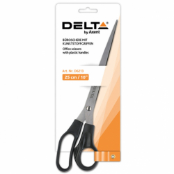 Фото - Ножиці, 23 см, чорні, відкр. блістер 38681