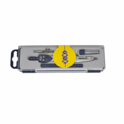 Фото - Готовальня BASIS 4 предмети, темно-синя 9175 Фото - Готовальня BASIS 4 предмети, темно-синя 9175