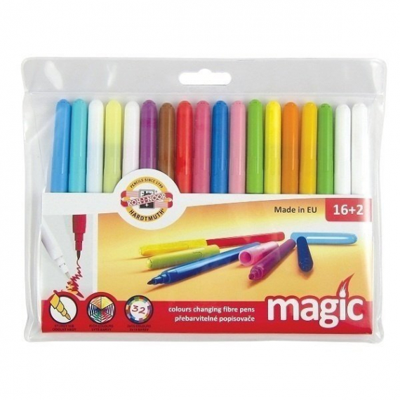 Фото - Фломастеры Magic 7716/18, набор 16+2 шт. 10348 Фото - Фломастеры Magic 7716/18, набор 16+2 шт. 10348