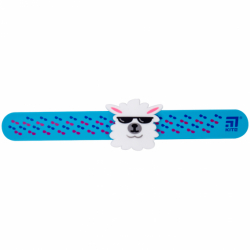 Лінійка-браслет 15см з фігуркою, бірюзова