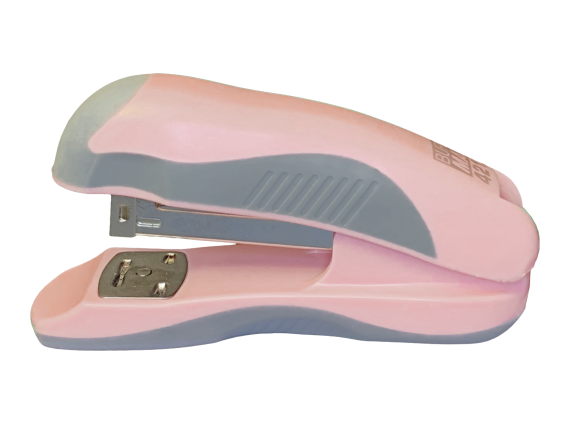 Фото - Степлер пластиковий, PASTEL, 20арк., (скоби №24, 26), 111х62х32 мм, рожевий 63631 Фото - Степлер пластиковий, PASTEL, 20арк., (скоби №24, 26), 111х62х32 мм, рожевий 63631