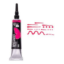 Контур універсальний, Рожевий, флуоресцентний, 20 мл, ROSA Talent