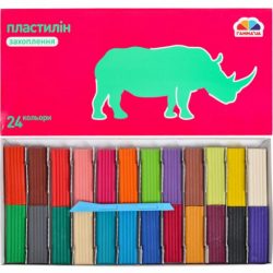 Пластилін дит.  24 кол., 480 г, стек, Захоплення