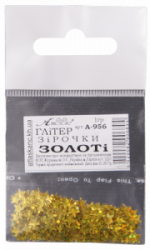 Фото - Блискітки (Гліттер) ЗіРОЧКИ  Золоті  1гр. у кульку  А-956 30753