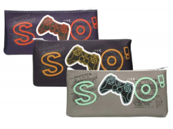 Пенал-косметичка на 1 блискавку, принт Джойстик