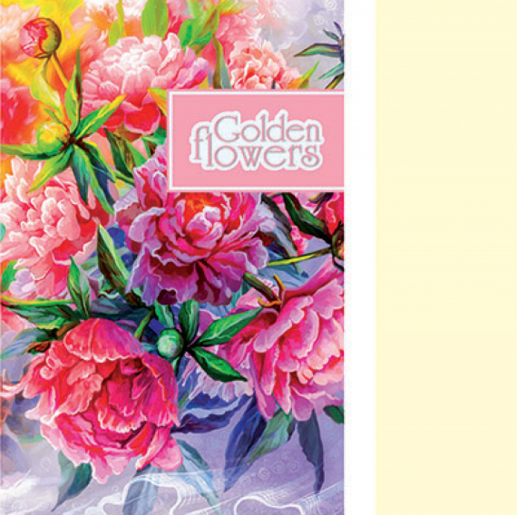 Фото - Блокнот TM Profiplan 'Golden Flowers' red, A6 54051 Фото - Блокнот TM Profiplan 'Golden Flowers' red, A6 54051