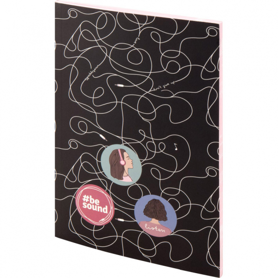 Фото - Блокнот, термобіндер А5, 64арк. BeSound-8 43791 Фото - Блокнот, термобіндер А5, 64арк. BeSound-8 43791