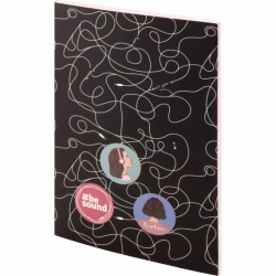 Фото - Блокнот, термобіндер А5, 64арк. BeSound-8 43791 Фото - Блокнот, термобіндер А5, 64арк. BeSound-8 43791