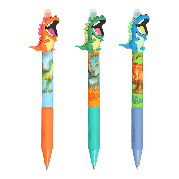 Фото - Ручка гелева 'Пиши-стирай', 0,5мм, DINO, KIDS Line,уп36шт, mix4 62827 Фото - Ручка гелева 'Пиши-стирай', 0,5мм, DINO, KIDS Line,уп36шт, mix4 62827