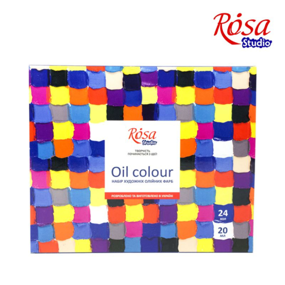 Фото - Набір олійних фарб 24*20мл, ROSA Studio 43718