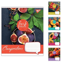 А5/48 кл. YES FRESH FRUITS, зошит для записів,(уп.10шт,ящ. 200шт)