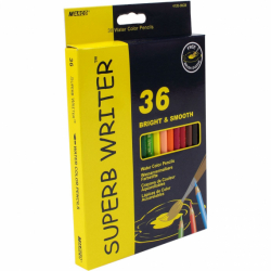 Фото - Кольоров. олівці акварельні 'MARCO' 36 кол. шестигр .акварел. 4120-36СВ (уп.4) 9716