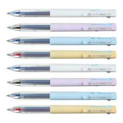 Фото - Ручка гелева автоматична 3 в 1, 0.5мм, синя, чорна, червона 62811