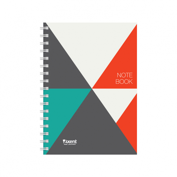 Фото - Блокнот на спіралі тверда обкл., А5, 96арк. №03 41387 Фото - Блокнот на спіралі тверда обкл., А5, 96арк. №03 41387