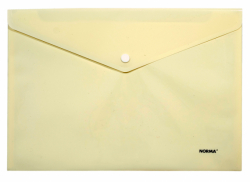 Фото - Папка з кнопкою, непрозор., А4, PР, кремова., 5017, NORMA 44638