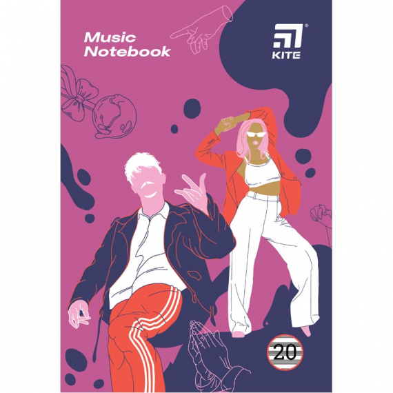 Фото - Зошит для нот А4, 20 л, VIS-2 46640 Фото - Зошит для нот А4, 20 л, VIS-2 46640