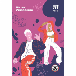 Зошит для нот А4, 20 л, VIS-2