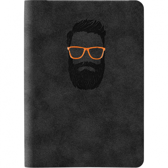 Фото - Книга записна Nuba Soft, 115*160, 96 арк., кл., чорна 49788 Фото - Книга записна Nuba Soft, 115*160, 96 арк., кл., чорна 49788