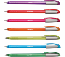 Фото - Ручка кулькова Trio Neon DC, синя 41533