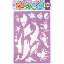 Фото - Трафарет пластиковий, 31х20, 'Океан' 32885